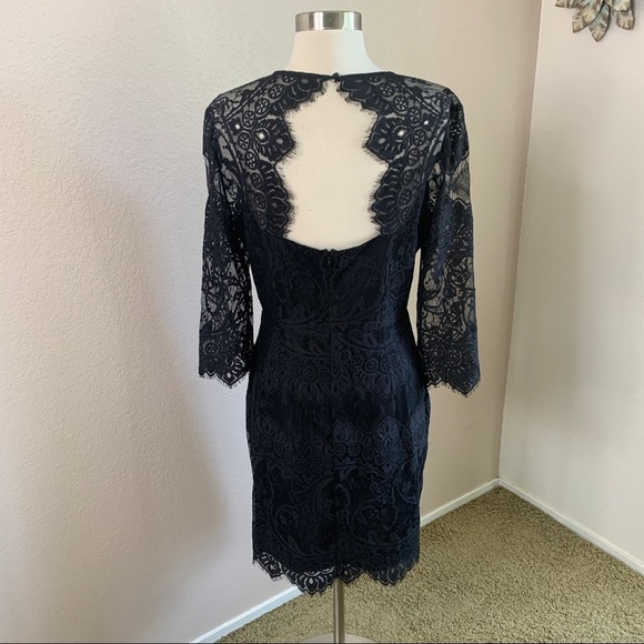BB Dakota Lace Dress Black Size 10 - Picture 2 of 13